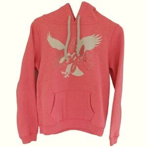 American Eagle Outfitters Women's Pullover Hoodie, Color: Orange, Size: Medium